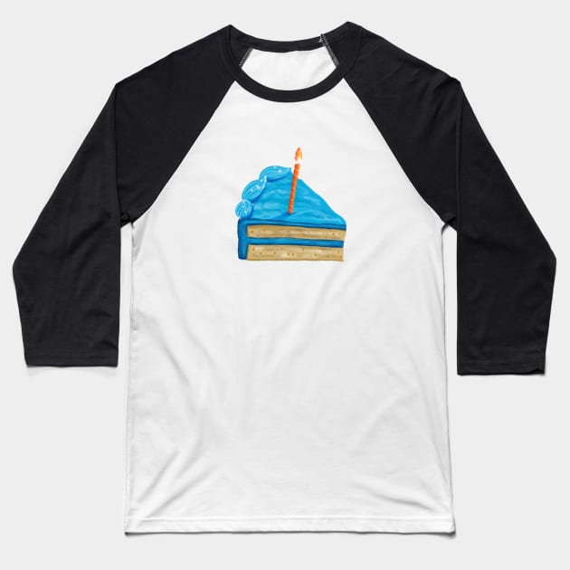 Piece of Cake! Baseball T-Shirt by Kelly Louise Art